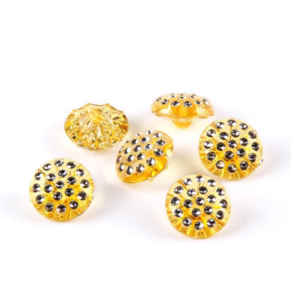 Wholesale 16l-80L color crystal acrylic Upholstery Buttons For Clothing