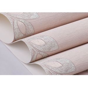 PVC Country Style Wallpaper With Strippable , Bright Floral Wallpaper For Walls