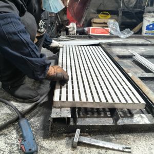Quality Polished Q235 Steel Bar Grille Sturdy Structure In Heavy Duty Environments for sale