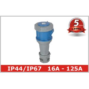 16A 32A 125A Waterproof Extension Socket Industrial Coupler IP44 IP67