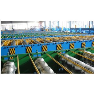 Metal Deck Steel Roll Forming Machine With Hydraulic Station And 10T Decoiler