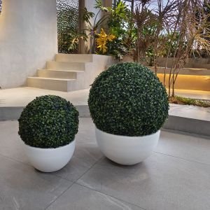 Fiber Clay Planters For Garden Durable And Modern Design