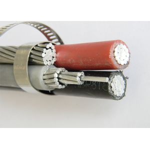 XLPE AAC Lepas 4/0AWG AAAC Supporting Wire Triplex Overhead Cables Aerial