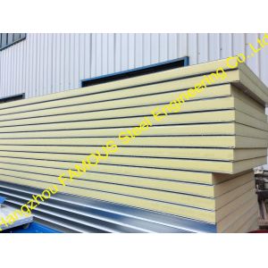 Structural Polyurethane Sandwich Panels Soundproof With Color Steel