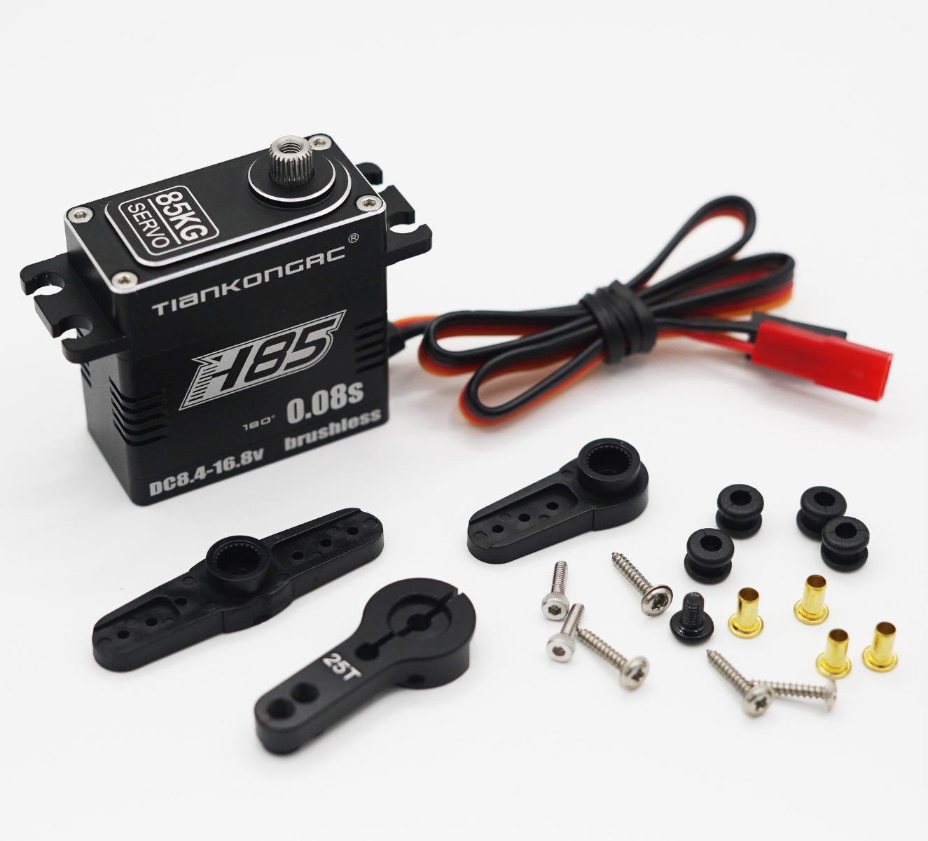 TIANKONGRC H85 8.4-16.8V 85KG High-Speed Full Metal Waterproof Digital Brushless