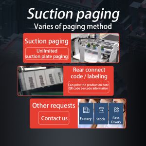 Multifunctional Paper Box Fully Automatic Pagination and Labeling Machine with