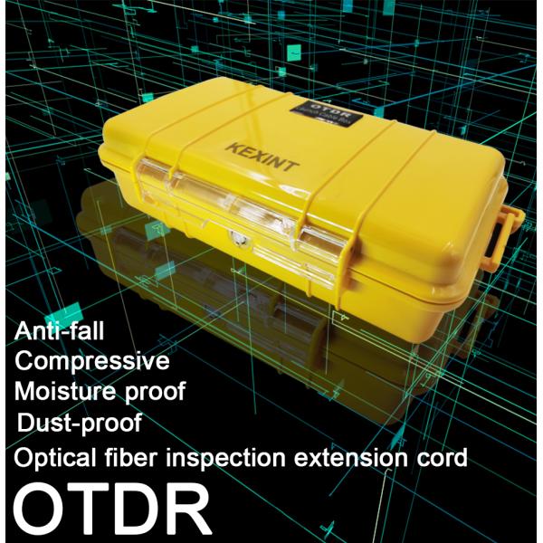 OTDR Launch Cable Box Fiber Optic Tool Outdoor SC/APC LC/APC Connector 1km SM 1310/1550nm