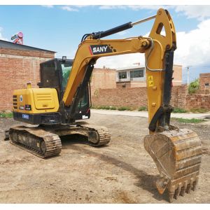Used Sany SY55 Mini Excavator with Crawler Chain Operating Weight 5780 KG in