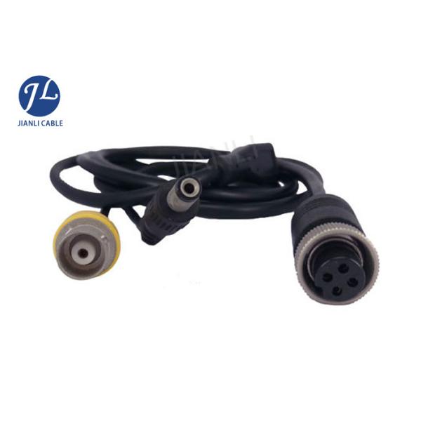 Buy 4 Pin Video Aviation Cable For Connect DC And BNC Cable For CCTV Security Camera at wholesale prices