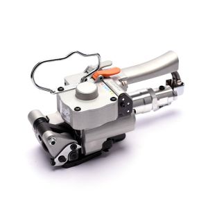 Quality PET PP Plastic Belt Pneumatic Strapping Tool Friction Welding Baler 3500N Tightener for sale