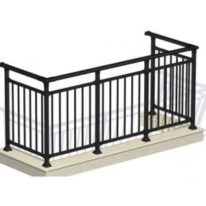 Steel Traffic Security Garden Balustrade Fence European Modern