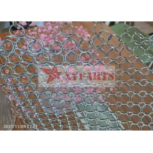 Stainless Steel Welded Chain Mail Ring Curtain For Screen