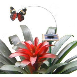 Artificial Solar Powered Butterfly Solar Insect Toys Waterproof For Decoration