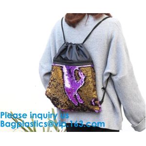 China Factory Custom Printed Drawstring Bag Christmas Drawstring Pu Leather Bag