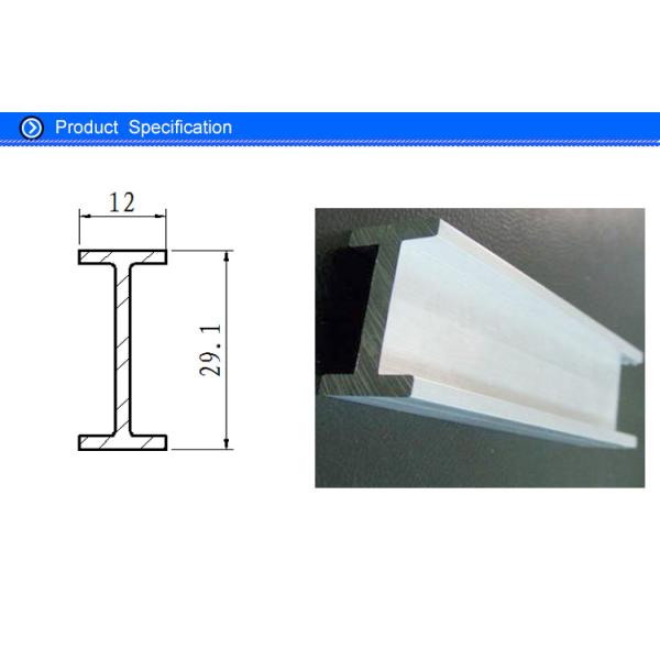 6000 Series Aluminium I Beam Sections , Home Decoration / Building Structural Aluminium H Beam