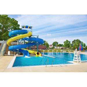 Water Park Fiberglass Swimming Pool Toys Kids Game Fiberglass Slide