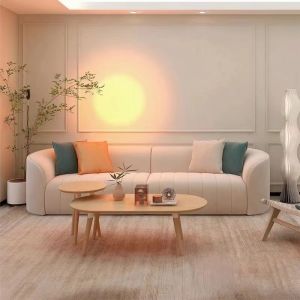 Piano Key Hotel Room Sofa Modern Flannelette Sofa