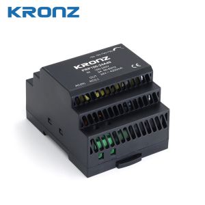 12V 90W Din Rail Mout Industrial Power Supply with Black Plastic Housing Max