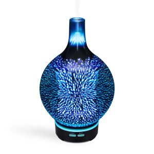 Popular 3D Glass Natural Essential Oil Diffuser Color Changing Super Decorative