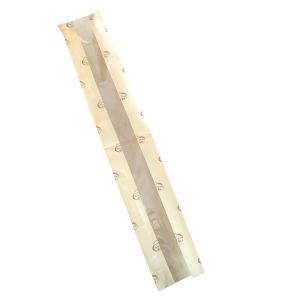 Custom logo printed brown kraft paper bag bread bag