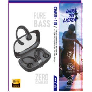 OWS TWS Compact Low-latency Headphone With Banzai Antenna And Touch Controls For