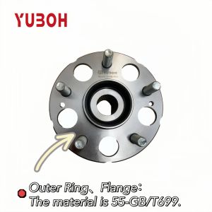 Front Wheel Hub 43550 0D080 For Toyota VIOS/YARIS/2013-2018 High Load Capacity