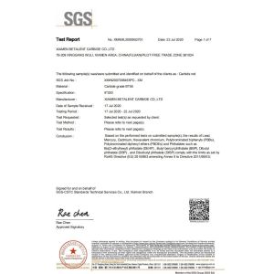 Xiamen Betalent Carbide Co.,Ltd Certifications