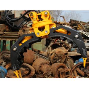 Q690 Excavator Rotating Grapple Tree Shear Wood Grapple Equipment