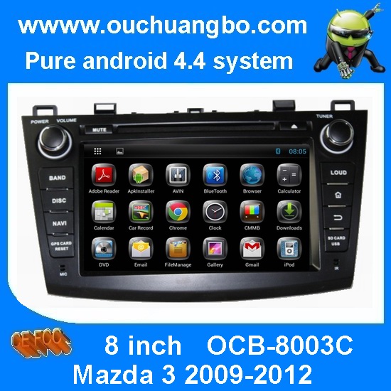 Ouchuangbo Pure Android 4.2 DVD Multimedia Kit GPS for Mazda 3 2009-2012 3G wifi