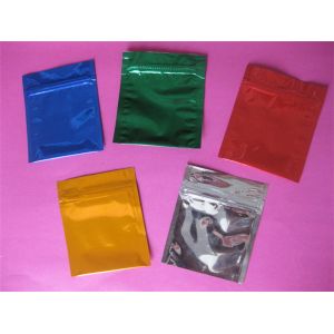 Aluminium Foil Zipper Herbal Incense Packaging Colorful Gravure Printing