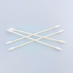 Cleanroom Industrial Double Pointed Cotton Swabs Dust Free