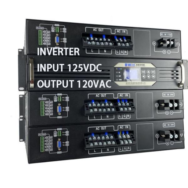 DC To AC 19 Inch Rack Mount Inverters Dc 125v To 120v 3kva 2400w Pure Sine Wave Inverter