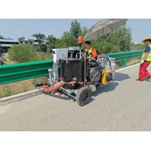 Mini Driving Thermoplastic Road Line Marking Truck Tricycle-Extrusion Marking