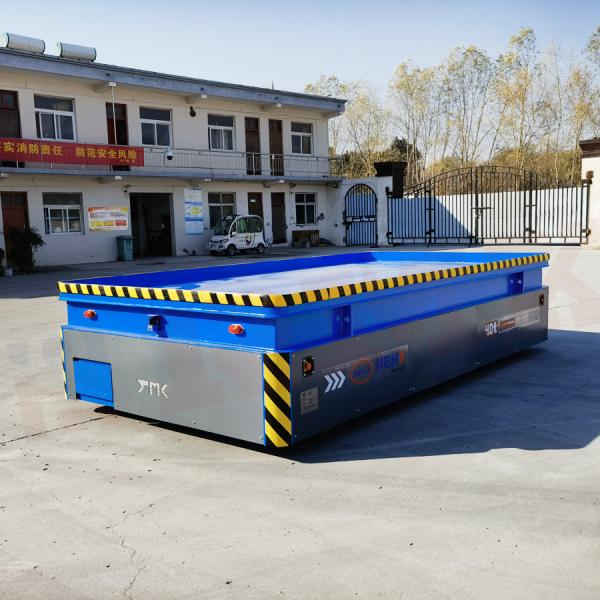 Buy Battery Operated Trackless Transfer Trolley Self Propelled 40 Tons at wholesale prices