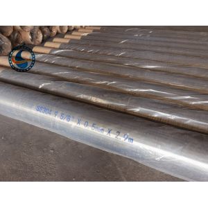 SS304 9-5/8" 0.5mm Slot 2.9M Long Water Well Screen For Sand Control In Wells
