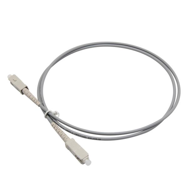 Buy PVC LSZH Multimode SC To SC Fiber Patch Cable FTTH Leather Jumper at wholesale prices