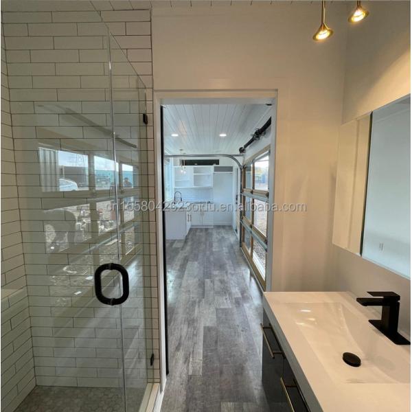 Galvanized Steel Square Tubes Main Structure 20ft Prefab Houses Modern Container Portable Flat Pack Living Home for Hotel