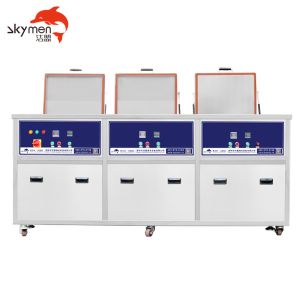 99L 1500W Three tanks Ultrasonic cleaner for cleaning oil filter