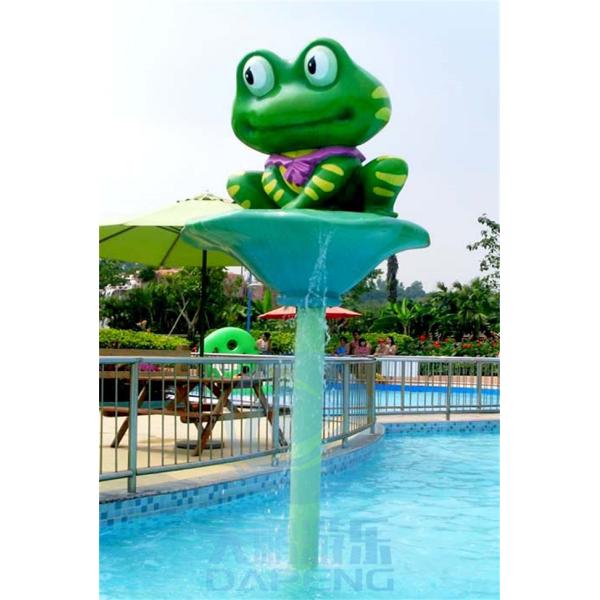 Kids Aqua Park Equipment Water Squirting Animals Standing On A Pole