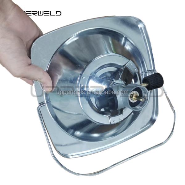 Sport Type Camping Hiking Portable Alloy Steel Propane Stove with Adjustable Burner