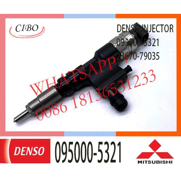 Diesel fuel injection common rail injector 095000-5321 for HINO TRUCK N04C