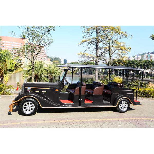 Comfortable 11 Seats Pure Electric Vintage Cars Tourist Vehicles With AC System