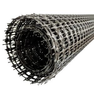 25kn Tensile Strength Biaxial Plastic Geogrid For Road Construction