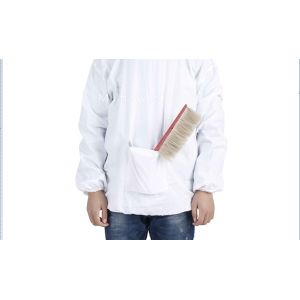 White Polyester Beekeepers Ventilated Bee Jacket With Veil