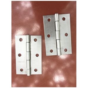 ISO9001 Heavy Duty Metal Door Hinges Unpolished Treatment Customized Size Color