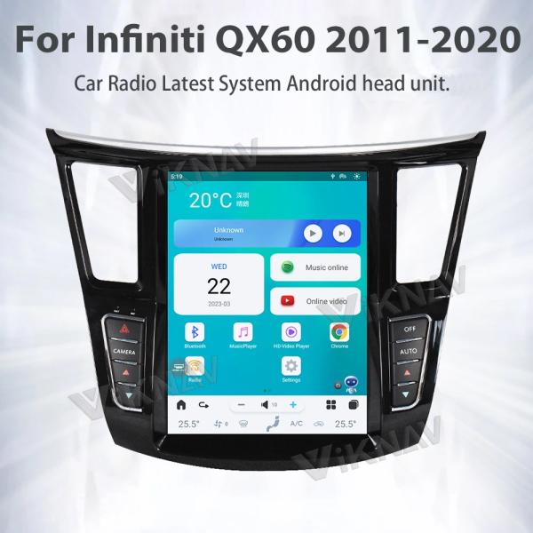 Buy 12.3 Inch QX60 JX35 Infiniti Head Unit Carplay Aftermarket Radio 2011-2020 GPS Carplay 4G WIFI at wholesale prices
