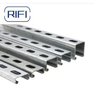 41mm Slotted / Plain Support Channel Pre-Galvanized Or Hot Dig Galvanized C Type