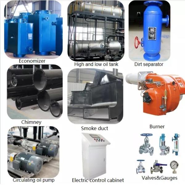 Ndustrial Gas Oil Fired Thermal Conduction Oil Boiler Thermic Fluid Boiler Thermal Oil Heater For Rubber Industry