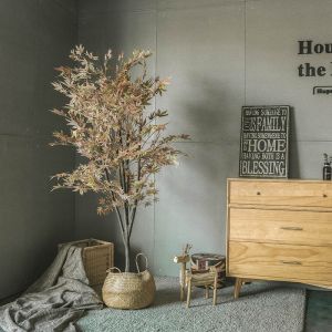 Artificial Potted Landscaping Maple Tree Home Garden Ornaments