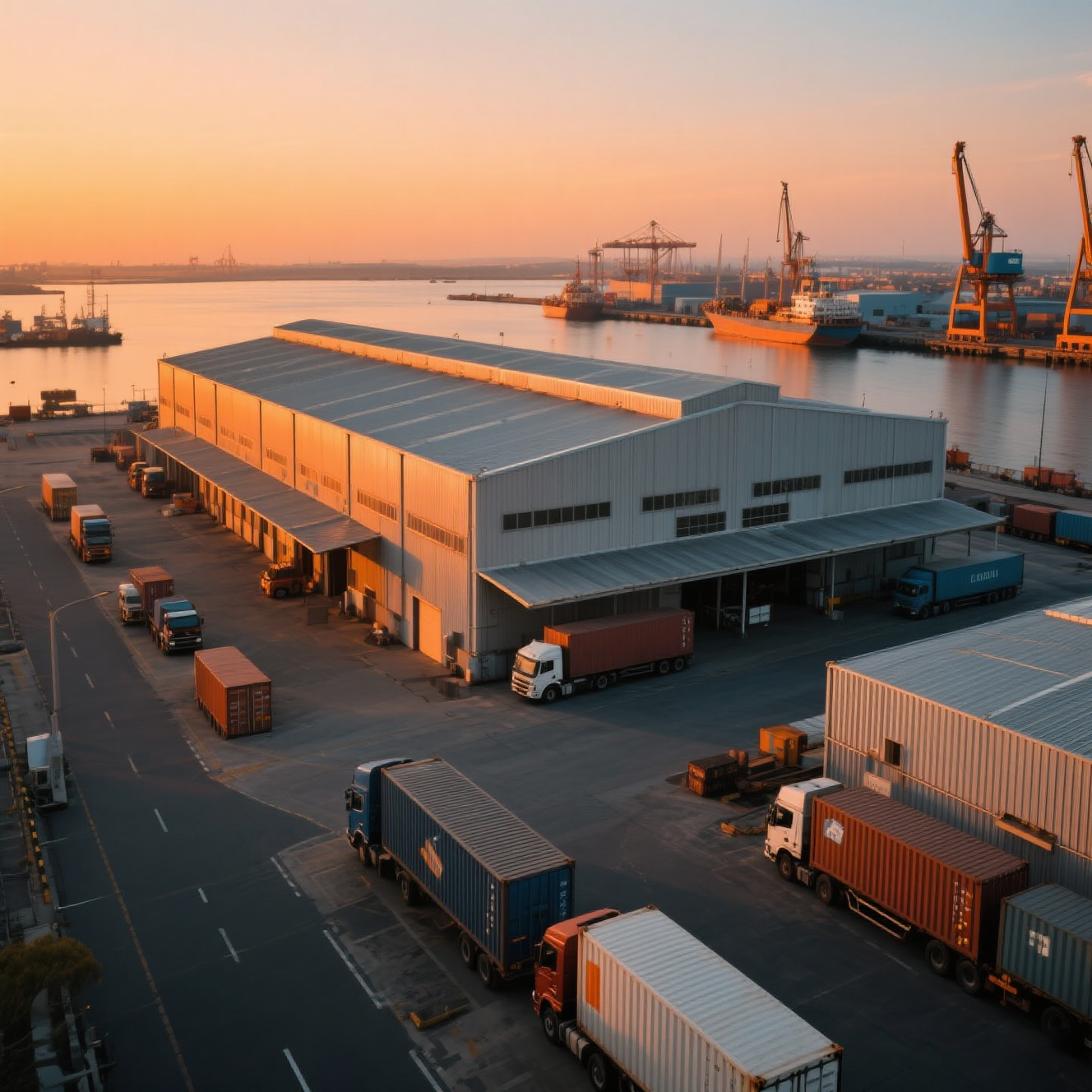 Steel Structure Prefabricated Warehouse Building Industrial Flexible Layout